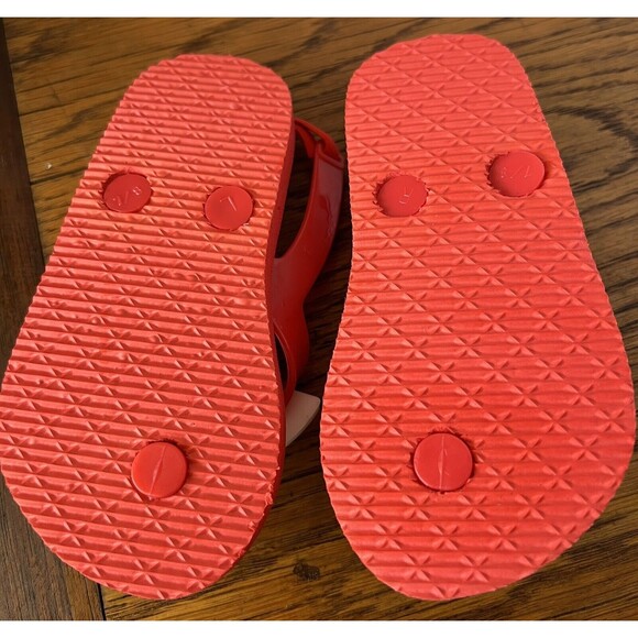 Disney Mickey Minnie Mouse Fruit Kids Flip Flops Sandals 7/8 - Picture 4 of 5